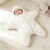 Thick Fleece Starfish Swaddle for Newborns - Anti-Startle Outdoor Sleeping Bag