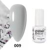 GELPOLISH Nail Art Set: Base, Top Coat, Transparent & White Gel Polishes
