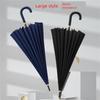 Automatic Large 24-Bone Long Handle Umbrella Hook 24 Skeleton Straight Rod Umbrella Extra Large Double Storm-Resistant Men Women