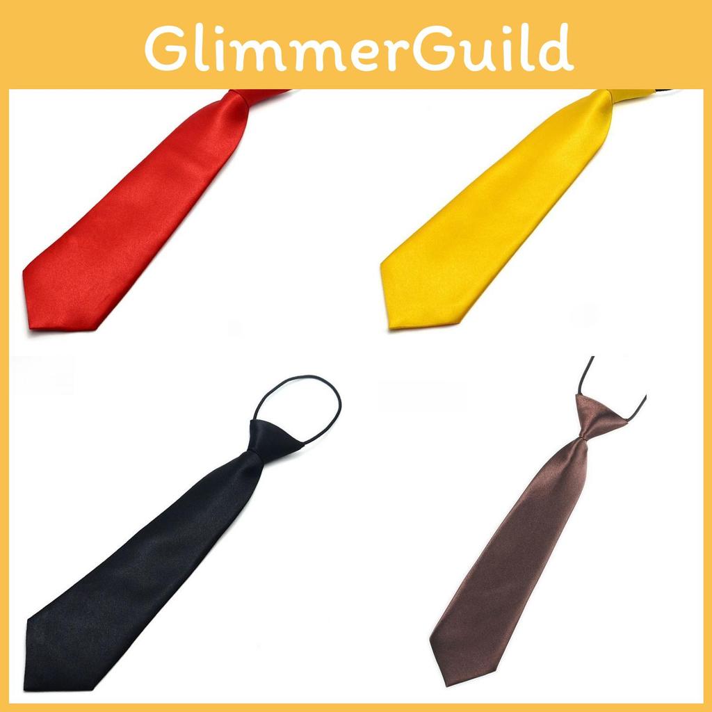 Krawat Casualowy dla Małych Dzieci Unisex Wykonany z Poliestrowego Jedwabiu na Prezent i na Występ