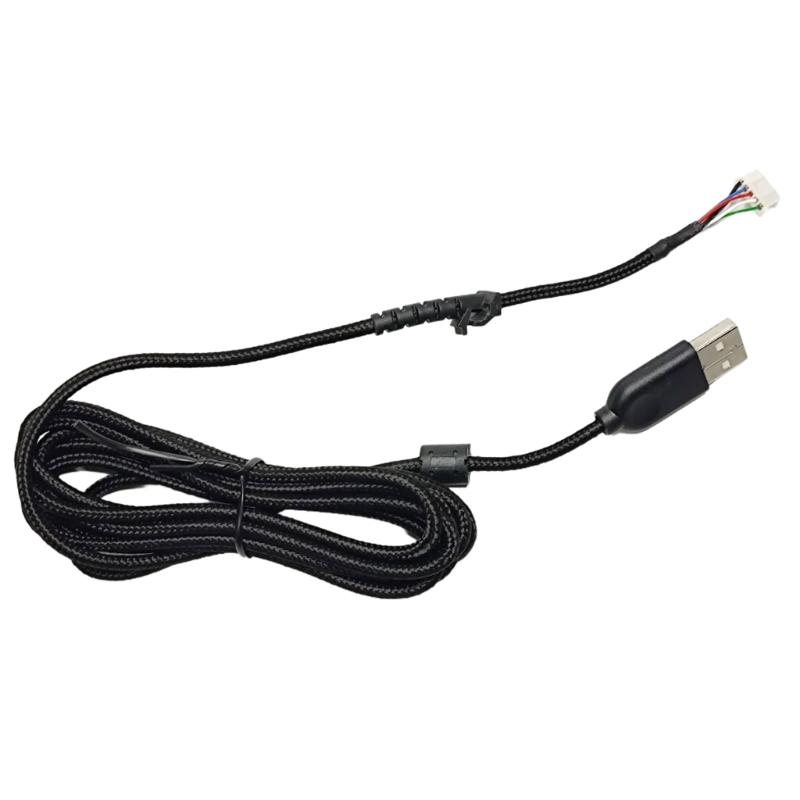 USB Mouse Cable Cord Nylons Mouse Line Replacement Wire for G502 Mouse Replacement Part Repair Accessory