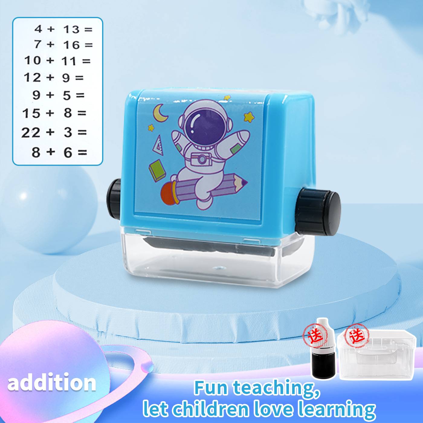 

Роликовый цифровой обучающий штамп, умножение, деление, сложение, вычитание, математика, многоразовые вычисления, образовательные упражнения в пределах 100