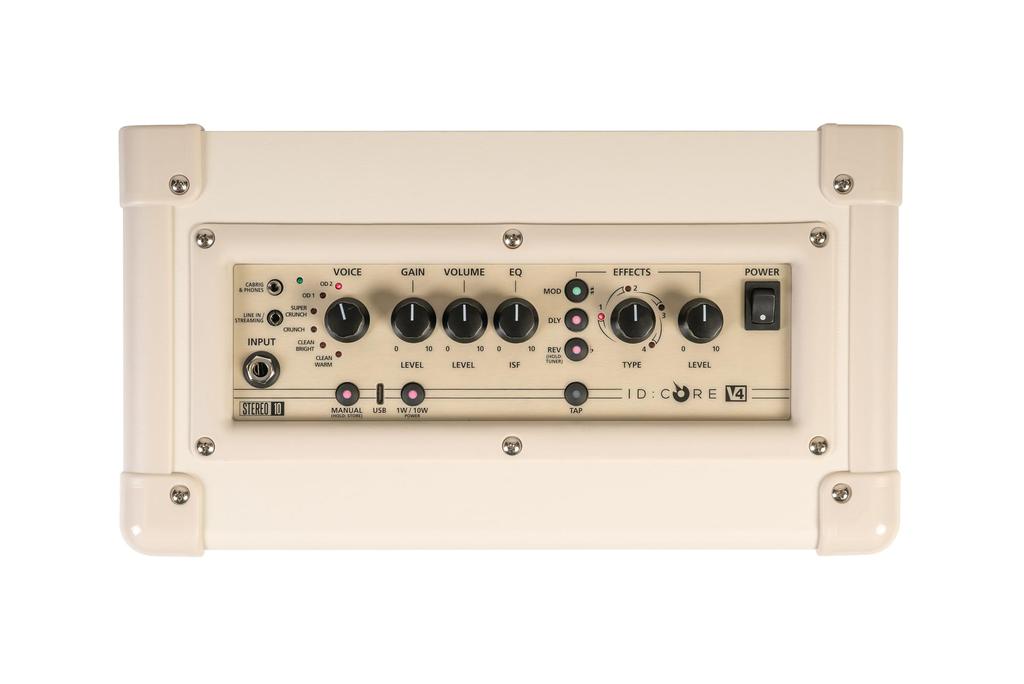 Blackstar V4 Stereo 10 Stereo Guitar Ideal for Home Practice and Live Power Reduction 6 Expansion Voice Double Cream IDCore Amplifier, Streaming,