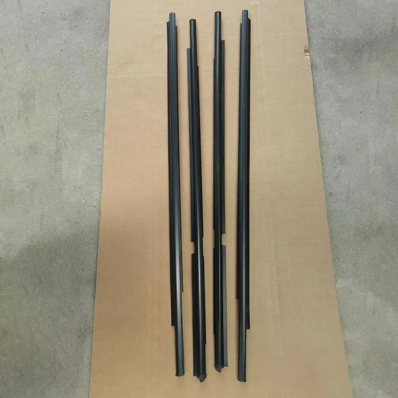 4Pcs Window Weatherstrip for Toyota Yaris Hatchback 2006-2013 (4 Doors) Front Rear Outer Side Glass Rubber Sealing Strips Black