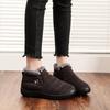 Large Size Cotton Shoes for Women In Winter Plus Velvet Thickened Women's Snow Boots for Men and Women Same Low-top Warm Cotton Boots