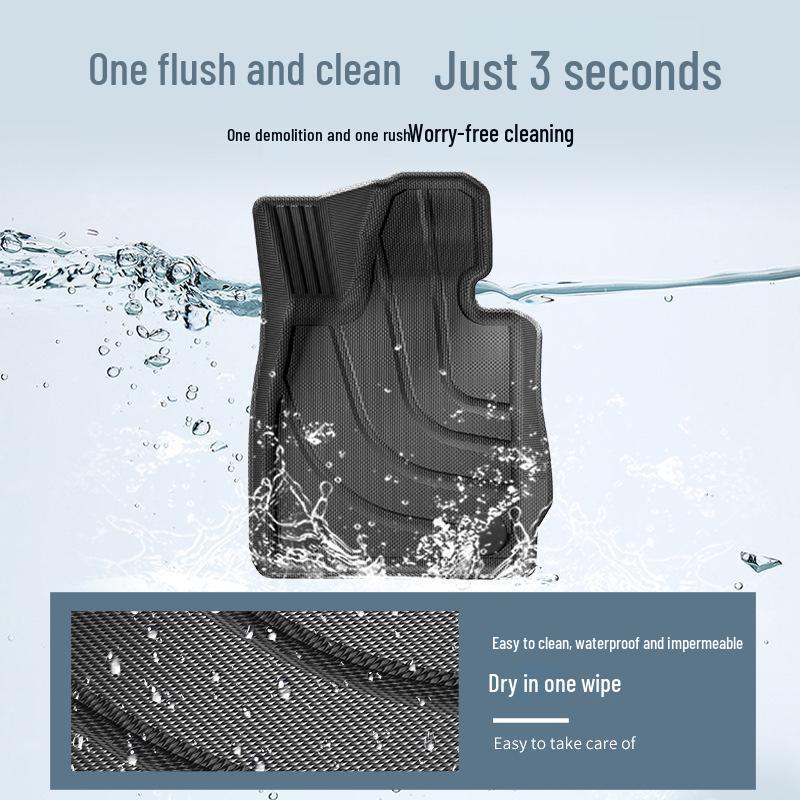 Eco-Friendly Waterproof TPE Floor Mats & Trunk Mat for 2024 BMW I5