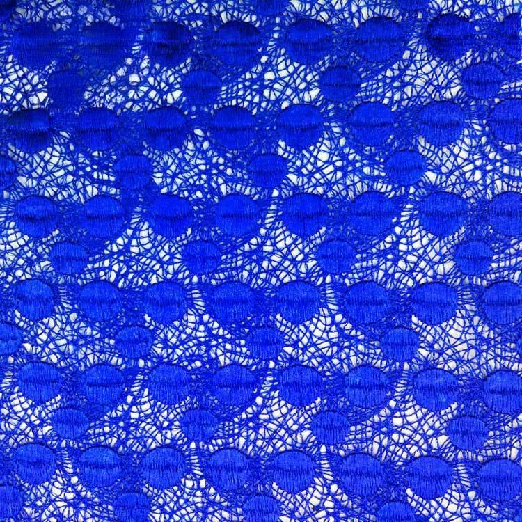 Wateroplosbaar kant, volledige accessoires, polyester zijde borduurstof, driedimensionale holle borduurstof