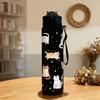 3D-gedruckte niedliche Cartoon-Katze, PVC-frei, auslaufsicher, mattes Finish, 750 ml Wasserflasche, inklusive Trageschlaufe, für Outdoor-Aktivitäten