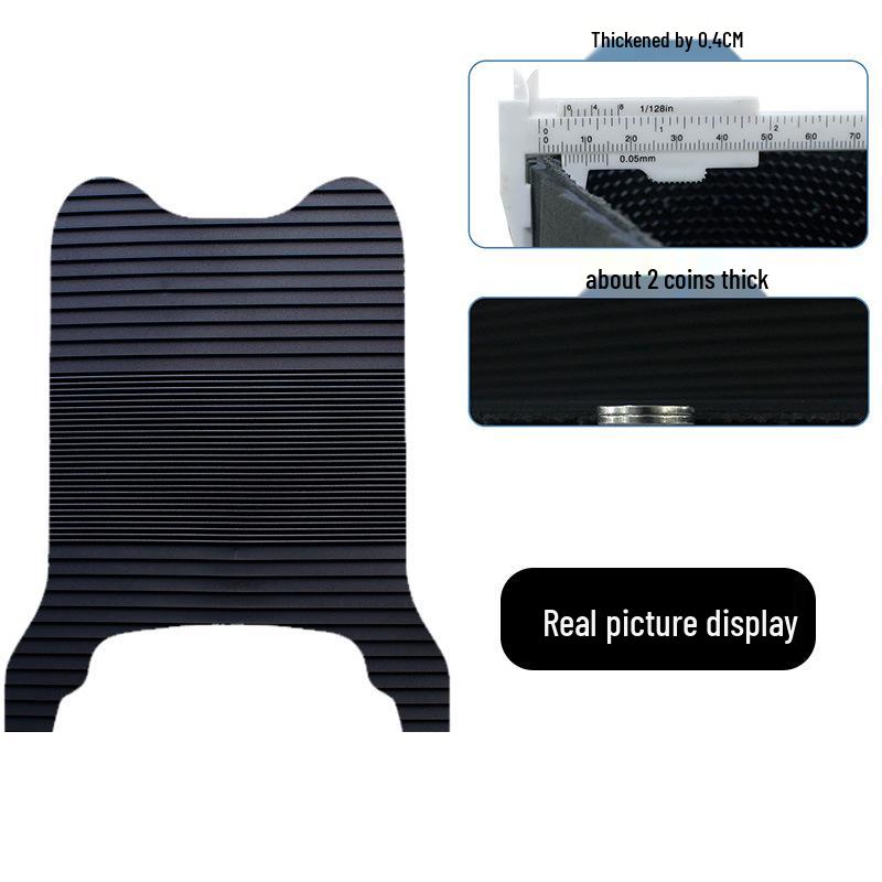 Xinribo Ying EB Rubber Foot Mats - Waterproof, Sunscreen, Dirt & Wear Resistant Pedal Mats, Modified Accessories & Ornaments.