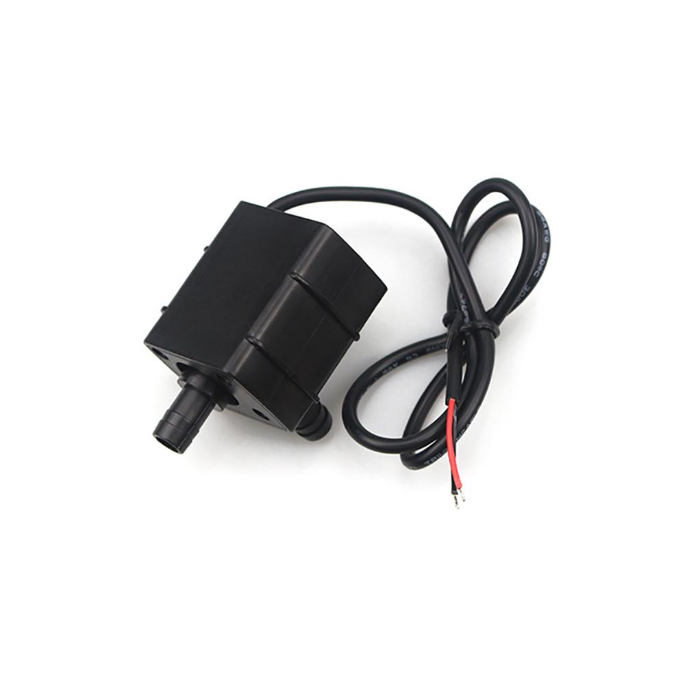 Mini pompă de apă electrică fără perii, 240 L/H, 12V 5W, pentru acvariu, acvariu, bazin, fântână hidroponică, microsubmersibilă neagră