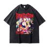 Anime Dandadan T-Shirt Vintage Gewaschen Dan Da T-Shirts Streetwear Unisexga Ayase Momo Takakura Ken Dan Tops T-Shirts Unisex Baumwolle