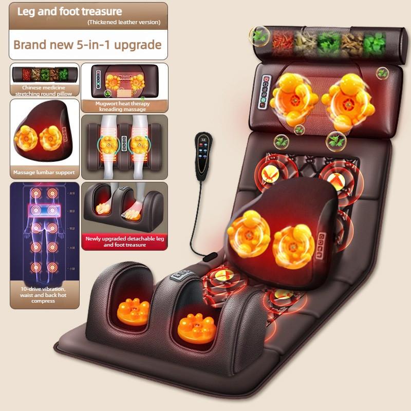 Multi Functional Massage Mattress Waist And Neck Heating Massager Household Intelligent Electric Cushion
