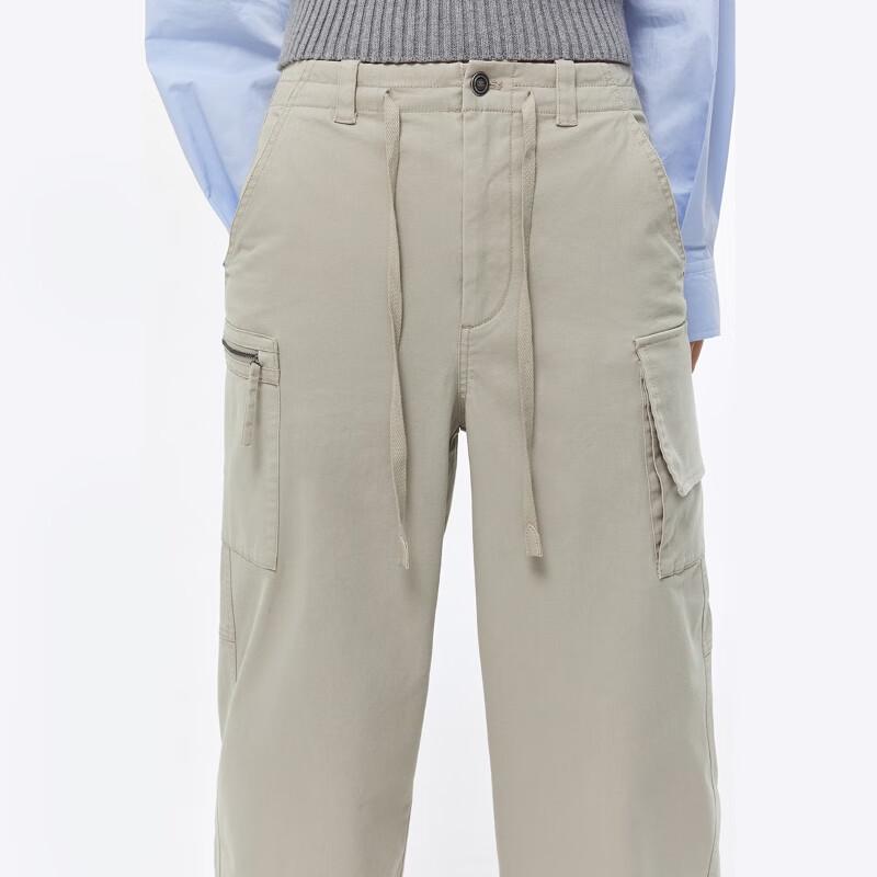 ONLY Women's 2025 Summer Workwear Low-Waist Cargo Pants