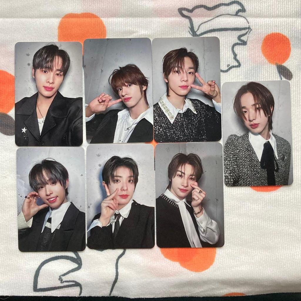 [USED] Korea NEXZ Ride the Vibe Photocards (7 Trading Cards)