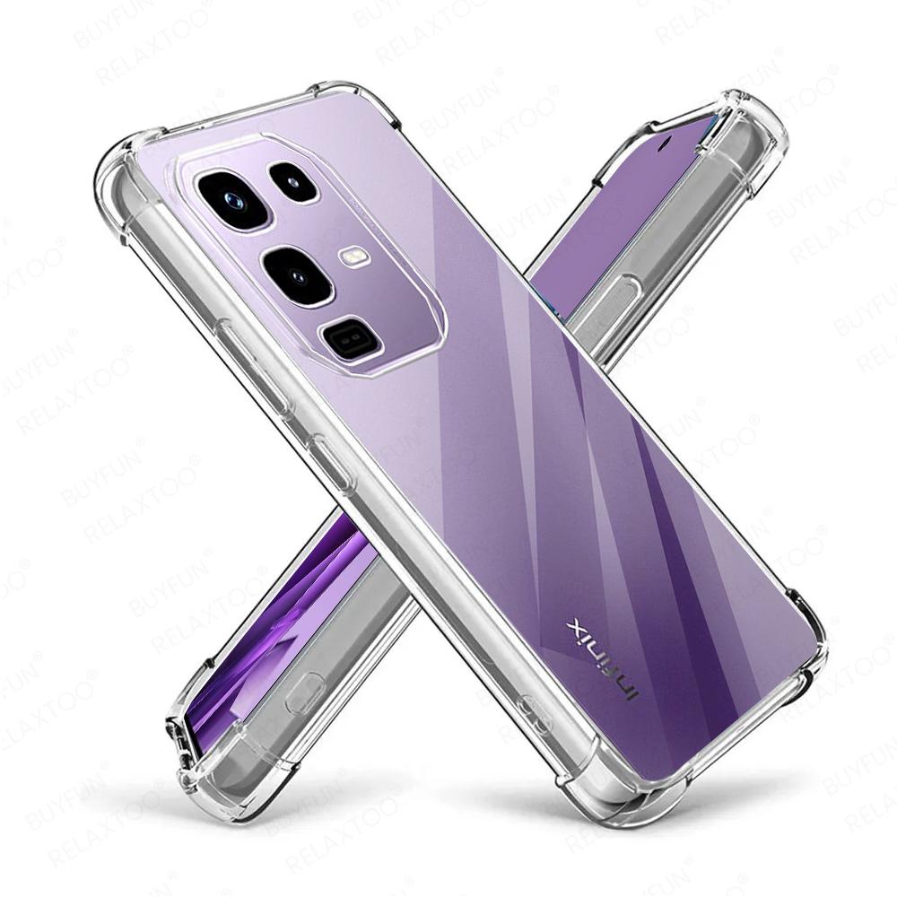 

Чехол для Infinix Note 50 Pro Plus Анти-желтый Прозрачный Мягкая задняя крышка Ударопрочный чехол Note50 Pro+ Note50Pro 50Pro 4G 5G TPU Funda For Note 50 Pro 4G прозрачный
