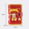 Protection PU Leather New Year Cartoon Card Bag Driver License Holder Key Holder Credit Card Holder