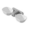 Pet Food and Water Bowls Wall Mounted Removable Thickened Elevated Cat Dog Bowls