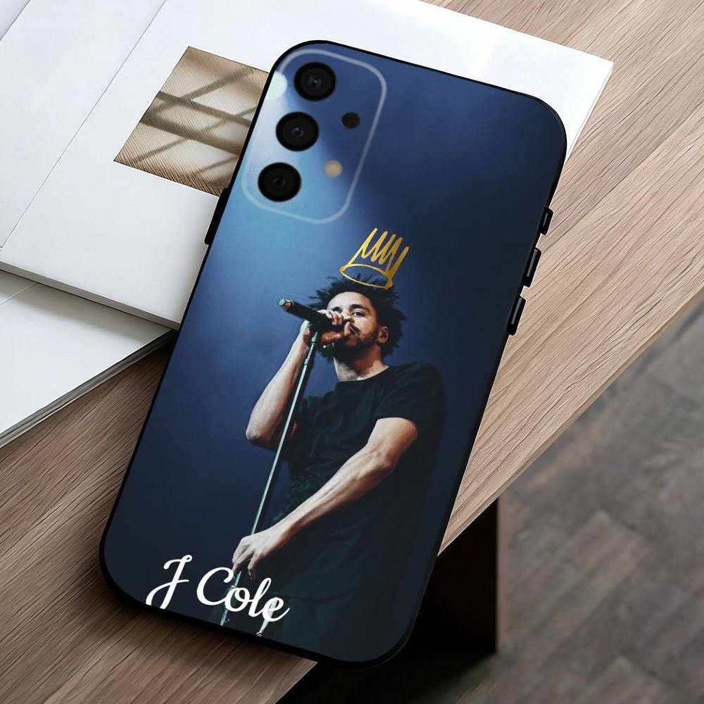 Rapper Singer J-J C-Cole-E Phone Case For Samsung Galaxy A73,A72,A71,A70,A53,A52,A51,Others Soft Black Shell
