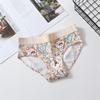 Plus Size Women's Pure Cotton Cartoon Briefs - Antibacterial, Breathable, Unisex, Four-Corner Design