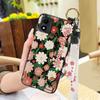 Soft Case Back Cover Phone Case For TCL 305i Shockproof Durable Ring Wrist Strap Phone Holder Anti-knock Oil Painting