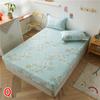 1pcs Printed Fitted Sheet Four Corners With Elastic Band Bed Sheet Mattress Cover (No Pillowcase)