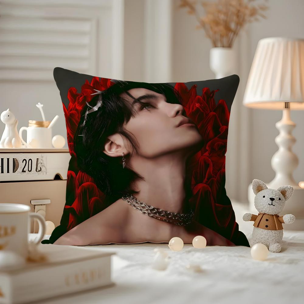 Jeff Satur Kissenbezug Musterbedruckter Kissenbezug für Wohnzimmer Sofakissenbezug & Schlafzimmerdekoration