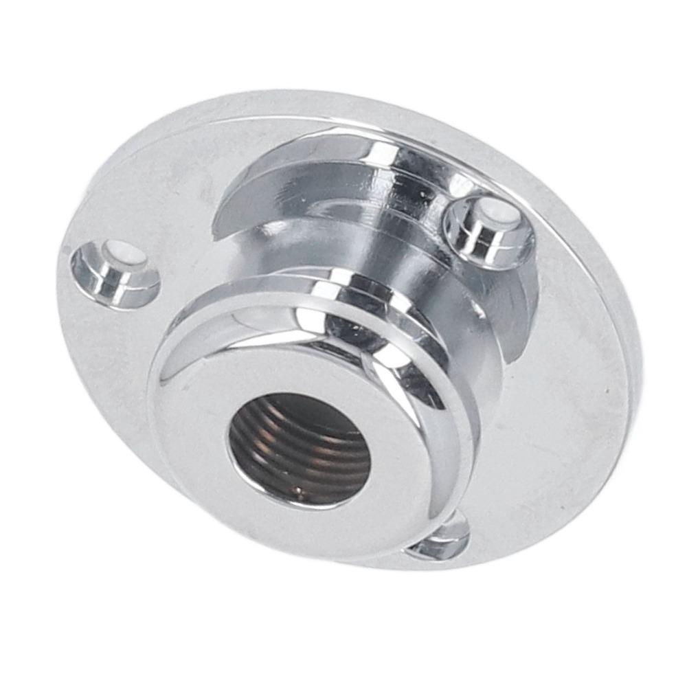 Silver Guitar Endpin Jack Metal End Pin Screw Kit Premium Strap Button Connector For Guitar