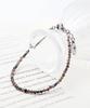 Smoky Crystal Micro Bead Bracelet (PLT-BR-107_BR)