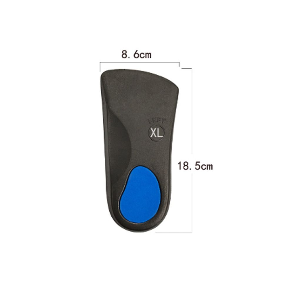 1pair Comfort Fallen Arches Plantar Fasciitis Over Pronation Orthotic Insoles Arch Support 3/4 insole Shoe Inserts