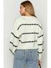 European & American Women's Autumn/Winter Knit Sweater - Round Neck, Long Sleeve, Casual Street Style