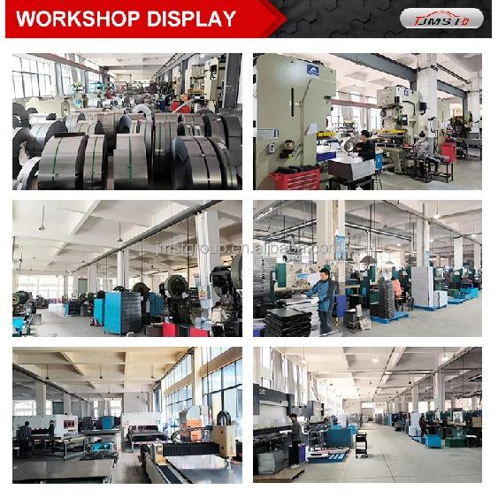 Customized 3 Tiers Heavy-Duty Workshop Tool Trolley With OEM Support Standard Steel Plate Rolling