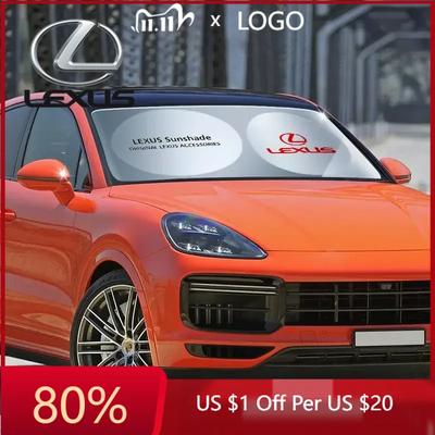 2026 Hot Interior Stickers For RX350 IS300 ES350 IS250 CT200H RX400 GS350 NX200T ES250 Car Front Sunshade Protector Sun UV