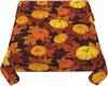 Autumn Pumpkin Waterproof Tablecloth Holiday Wedding Party Decor Fall Thanksgiving Maple Leaf Table Cover For Dining Table Decor