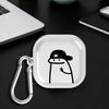 Clear Earphone Cases Cover With Hook Case For Samsung Galaxy Buds 4 Pro 3Pro 2Pro 3 FE Live 4Pro 2 Stickmans Love