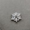 5pcs  Luxury Crystal Small Buttons for Clothing, Cubic Zircon Shank, Decorative CZ Sewing Buttons for Shirt Cuff Link