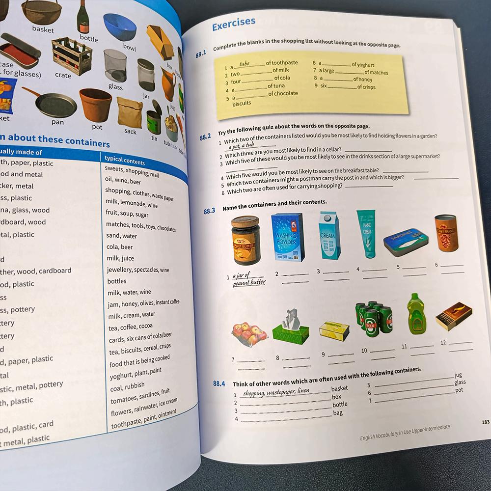 English Vocabulary In Use Collection Books English Test Preparation Professional Book Textbooks Advanced Intermediate Elementary