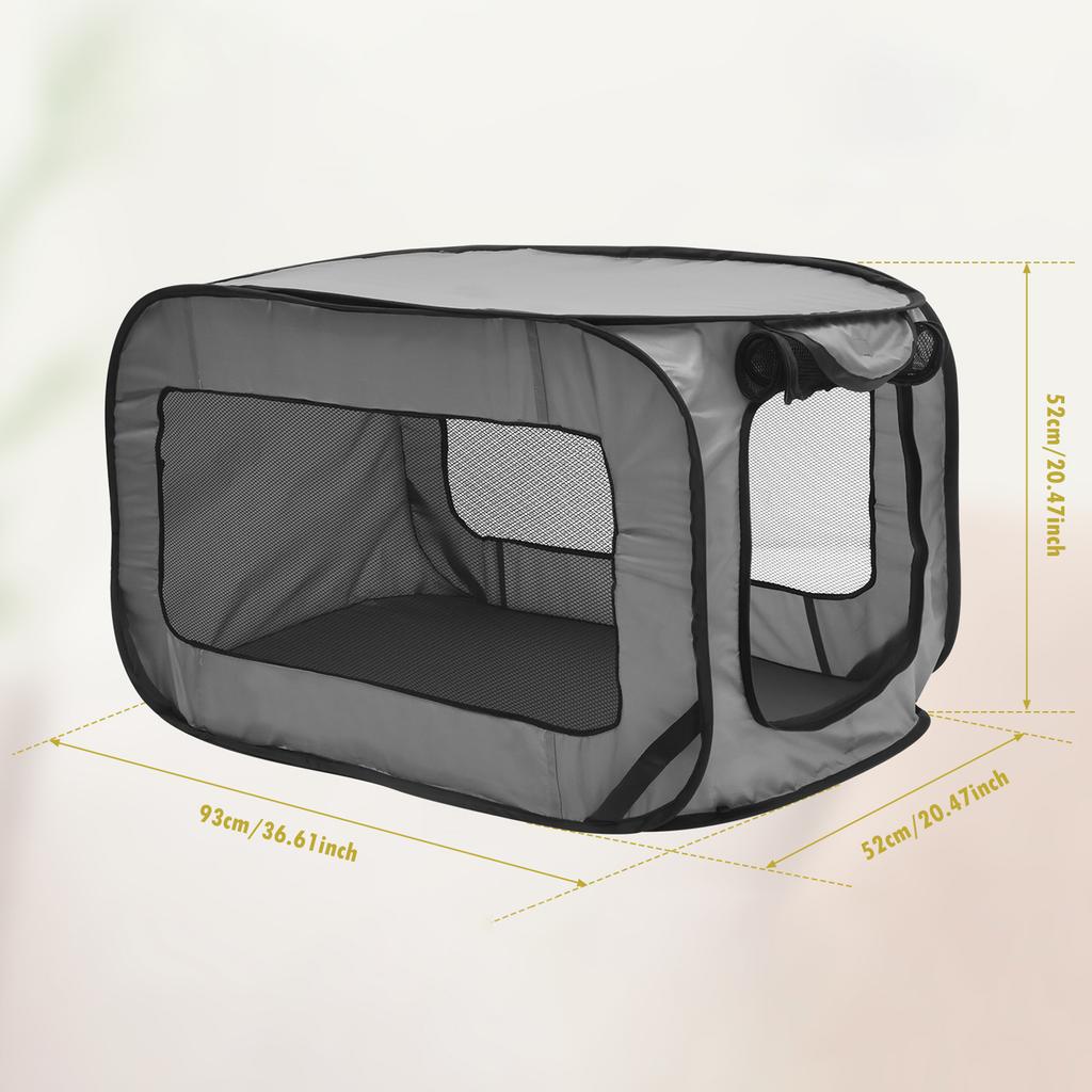 Dog Carriers Travel Crate Large Foldable Pop Open Kennel Portable Outdoor Cat Bag Animal Pet Bed Tent Crates Cage House
