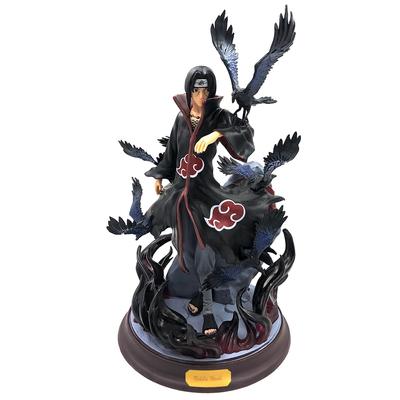 Figurka Akcji Naruto Shippuden Akatsuki Uchiha Itachi Wrona 26cm Model Anime Statua Kolekcjonerskie Zabawki dla Dzieci Figma