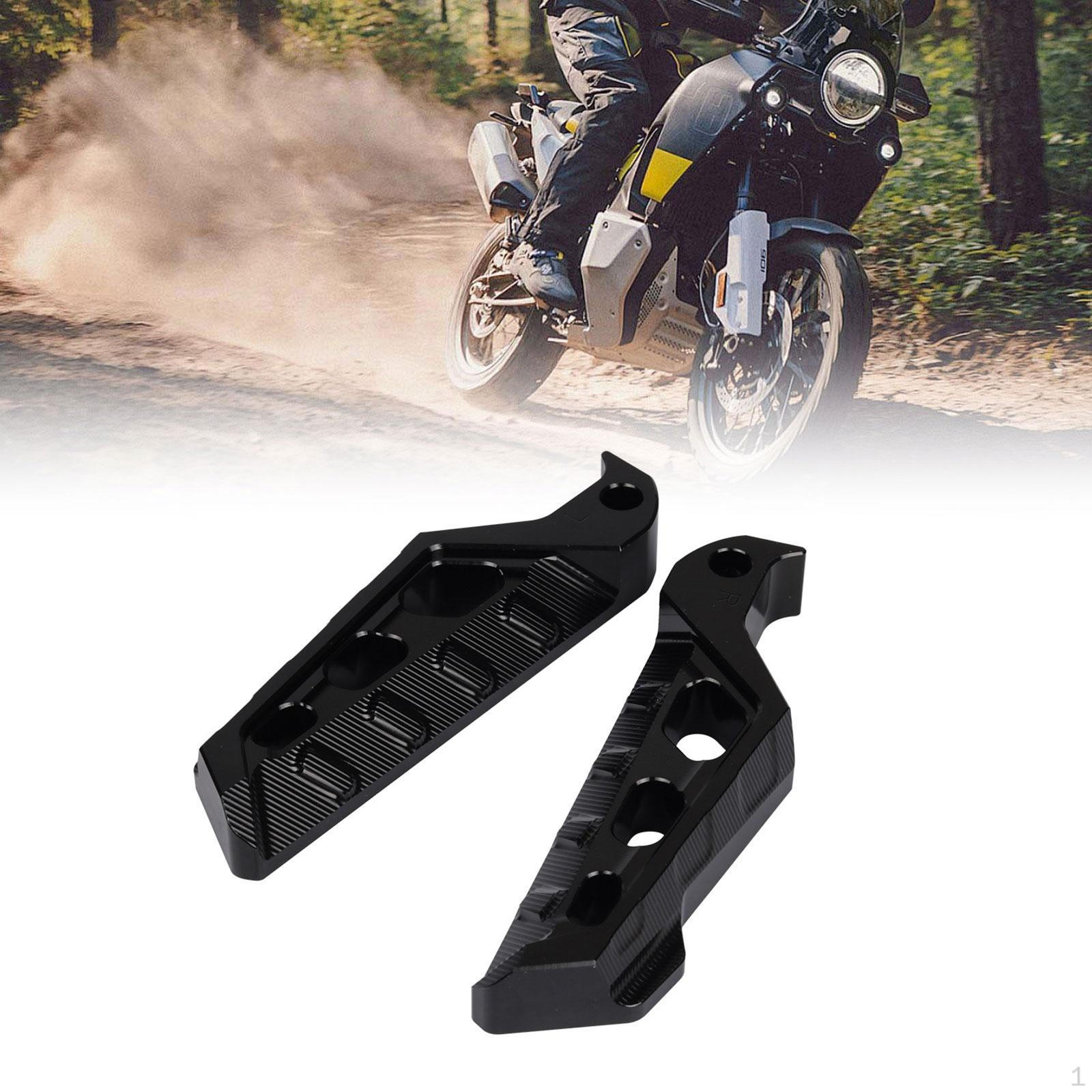 

Motorcycle Footpegs Pedals Foot Rest Pegs Replacing Aluminum Alloy Spare Parts Rear чёрный