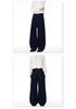 LKTM Unisex Retro Cuffed Raw Selvedge Denim Jeans - Clean Fit Straight Pants