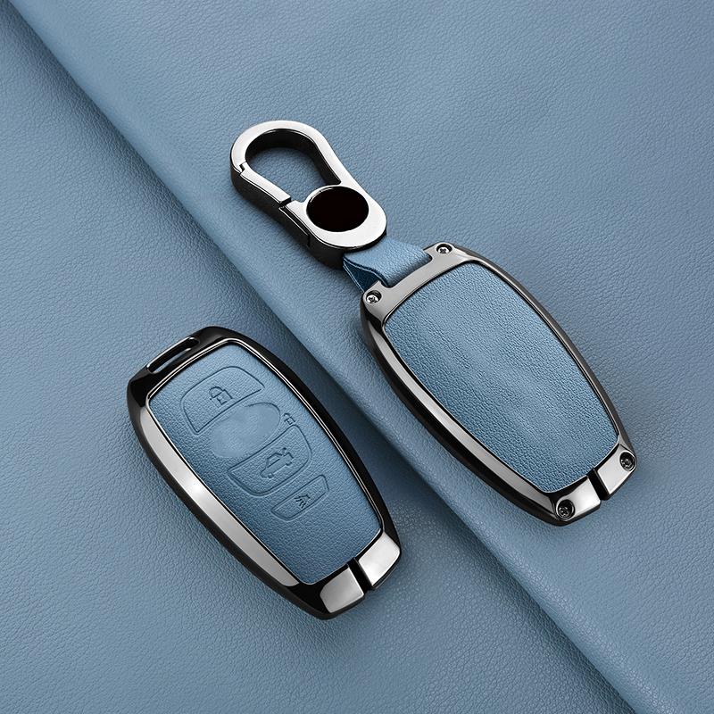 Zinc Alloy Leather Car Key Holder For Subaru Legacy Legacy Brz Forester Impreza Sti Outback Key Fob