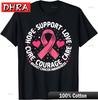 Breast Cancer Support Pink Ribbon Breast Cancer Awareness TShirt Tops Vintage Chic Unique Tops Clothing for Gym Shirts Teen