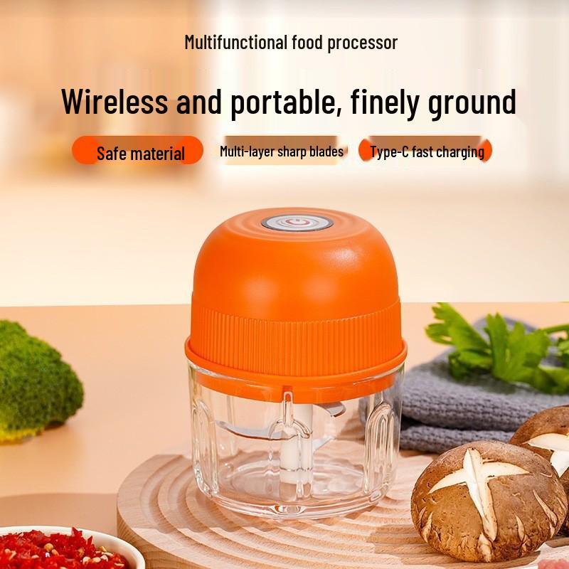 Wireless Rechargeable Garlic Mincer & Paste Maker