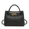 Woven Large-capacity Tote Bag, High-end Sense, Simple Shoulder Oblique Span Bag, Fashionable Commuter Handbag.