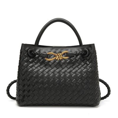 Woven Large-capacity Tote Bag, High-end Sense, Simple Shoulder Oblique Span Bag, Fashionable Commuter Handbag.