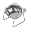 Fall-Resistant Stainless Steel Cat Bowl Cervical Protection High Foot Dog Feeder  Water Bowl