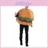 School Theme Hamburger Costume With Polyester Fabric For Adults At Halloween Festive Events