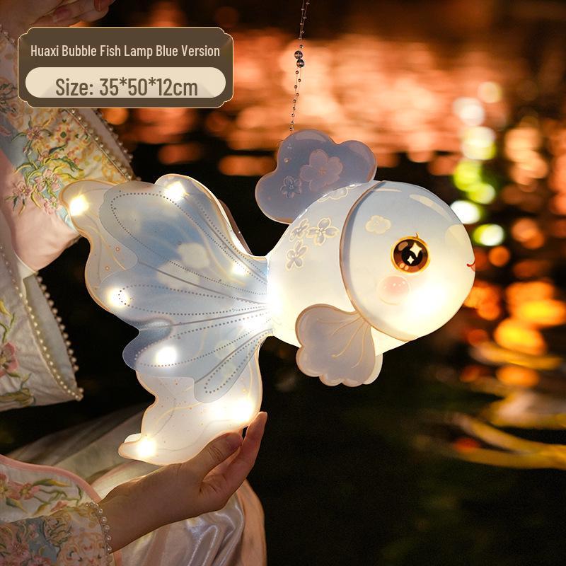 2025 Mid-Autumn Festival DIY Kids' Glass Fish Lantern Craft Kit