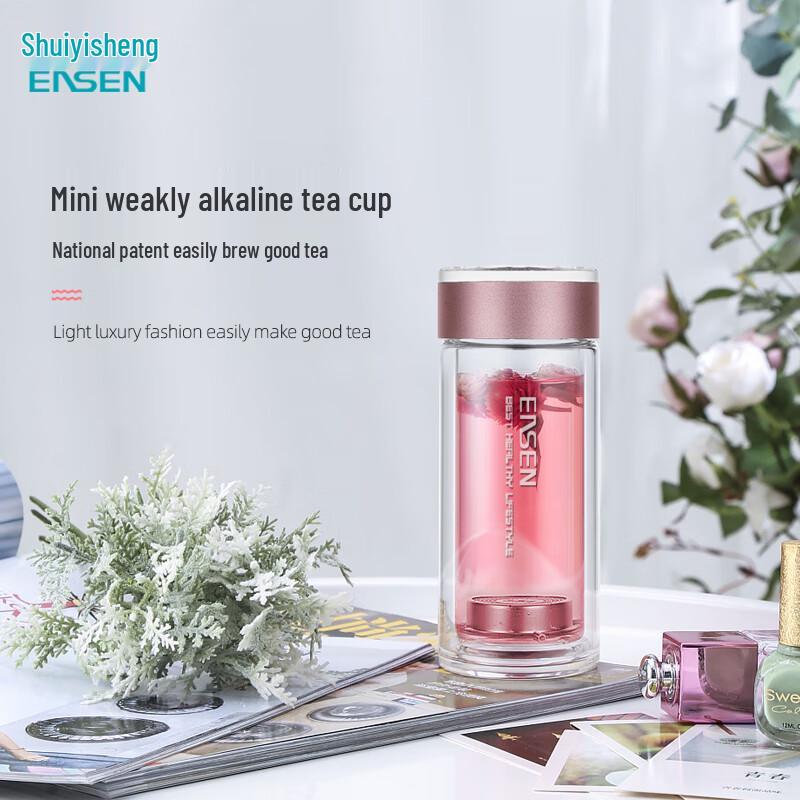 Shui Yisheng Double-Layer Borosilicate Glass Tea & Water Cup - 220ml