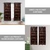 Library Bookshelf Door Curtain for Doorway Privacy, Vintage Educational Bookcase Room Divider Curtain for Kids Boys Girls Teens Bedroom Living Room,